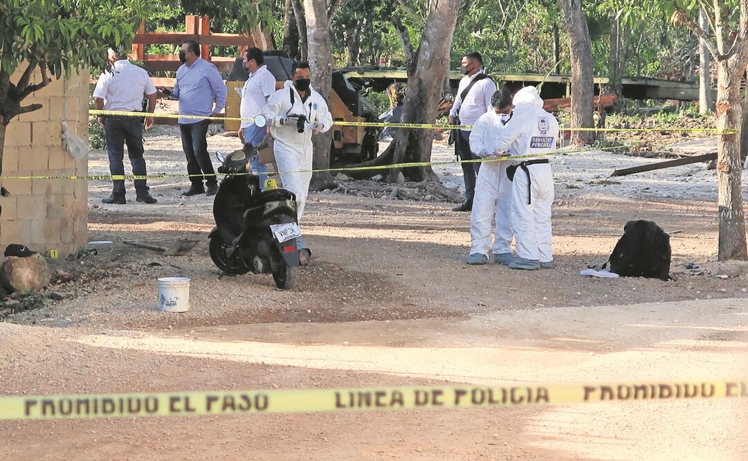 Los cadáveres fueron encontrados en la misma Supermanzana en donde se realizó la captura de los 10 hombres y una mujer, presuntos integrantes del CJNG. Foto: Archivo/EL UNIVERSAL 