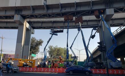 Línea 12: Reabren circulación en lateral de Periférico luego de concluir reforzamiento de claro