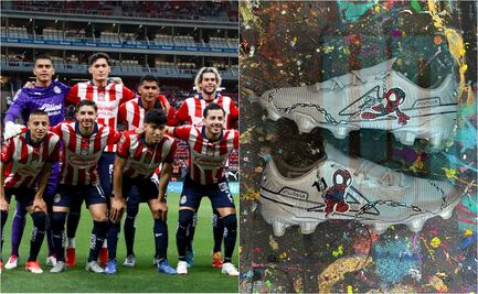 Jugadores de Chivas estrenarán zapatos inspirados en El Hombre Araña
