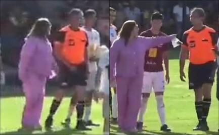 VIDEO: Alcaldesa de Arandas ingresa al terreno de juego y encara al árbitro en la Copa Jalisco