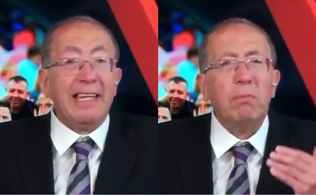 Periodista rompe en llanto al anunciar en vivo la muerte del Papa Francisco. Foto: Captura de video