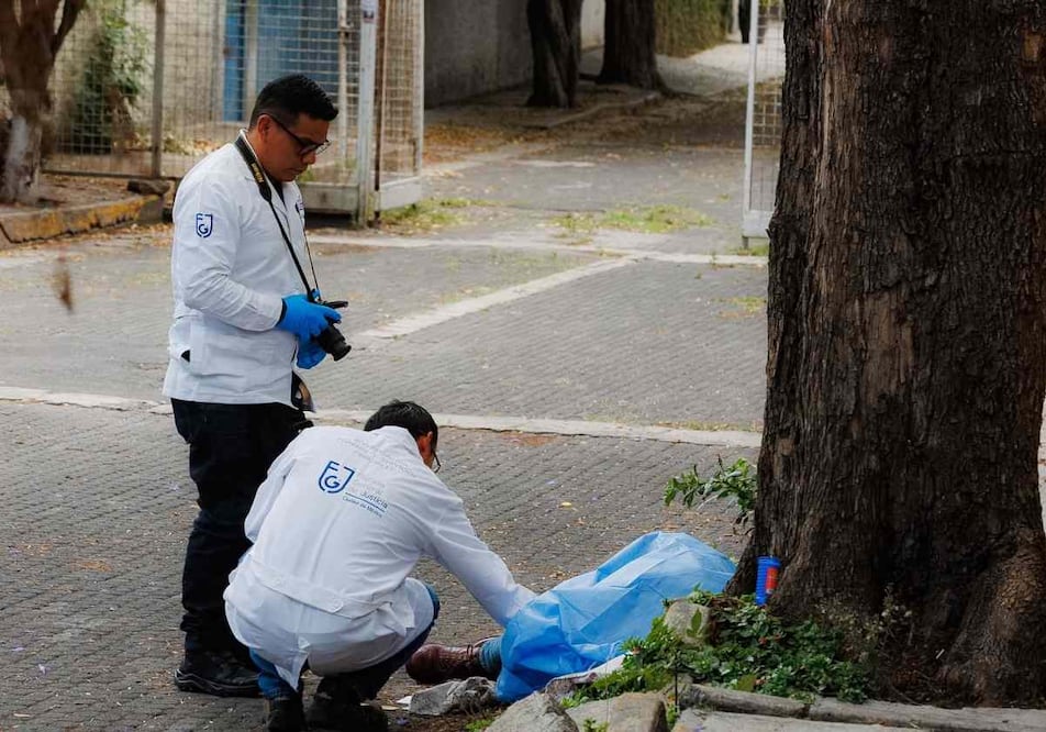 Elementos de la Secretaría de Seguridad Ciudadana confirmaron la presencia del hombre, quien se encontraba cubierto parcialmente con una sábana en la cabeza y sin responder a estímulos. Foto: Osmar Alvarado / EL UNIVERSAL