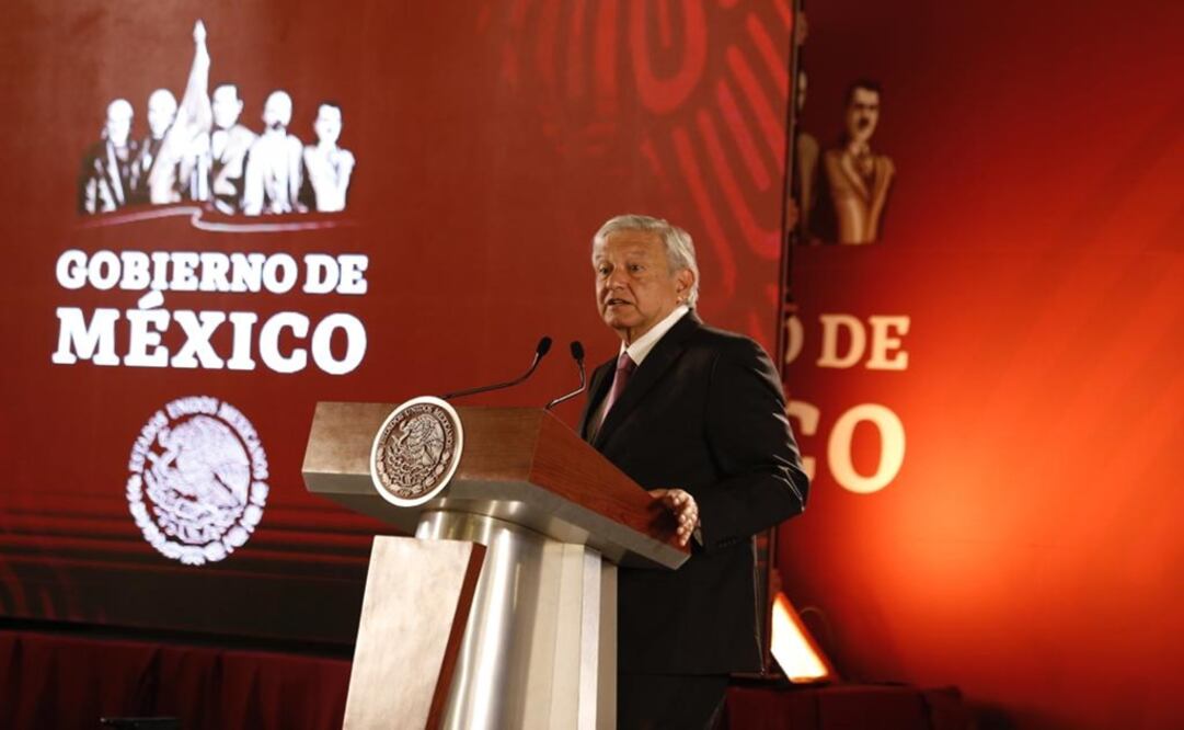  López Obrador señaló que la obligación del gobierno de México es dar protección a los migrantes. Foto: Agustín Salinas/ EL UNIVERSAL