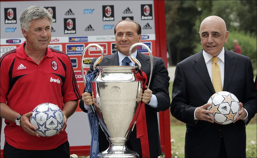 Silvio Berlusconi también fue un hombre dedicado al futbol - Foto: AP