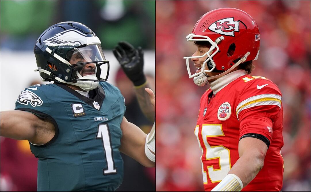 Chiefs y Eagles se vuelven a ver las caras en un Super Bowl. Foto: Especiales
