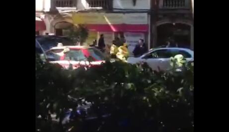 Captan riña de policías con custodio en Zona Rosa