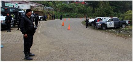 Agentes estatales liberan carretera en Chiapas