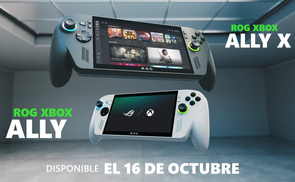 ROG Xbox Ally y Ally X: ¿cuándo llegan oficialmente a México? Imagen: Xbox