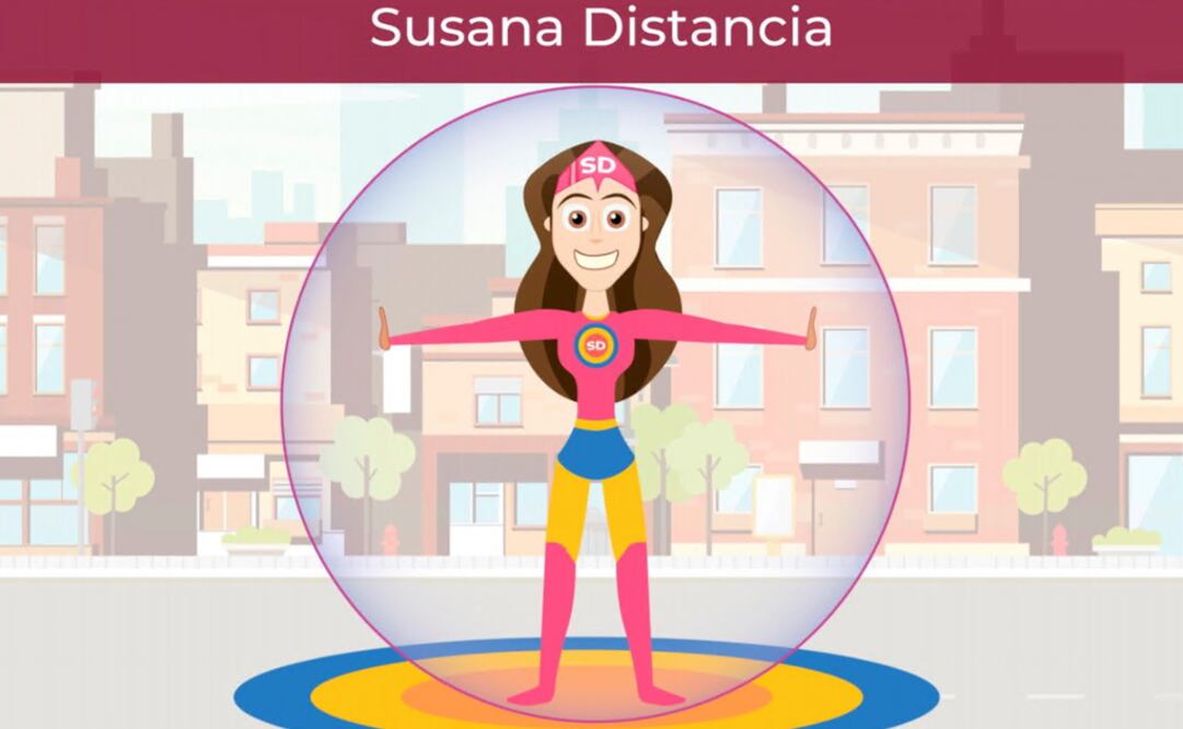 The Health ministry created Susana Distancia to promote physical distancing - Photo: Courtesy of the Health Ministry