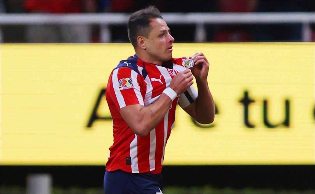Javier Hernández celebra su anotación ante Rayados en la Jornada 17. FOTO: Imago7