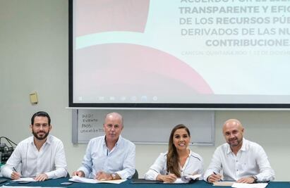 Empresarios firman con Mara Lezama acuerdo solidario para saldar deuda económica y social de Quintana Roo