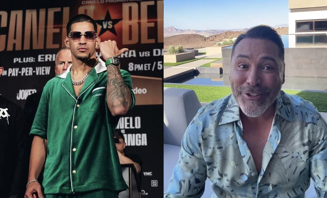 Edgar Berlanga arremete contra Óscar de la Hoya: “Eres un miserable saco de mier…”