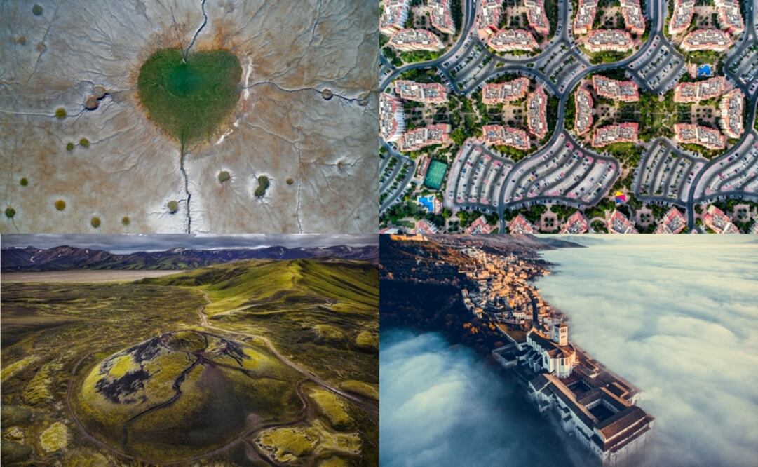 Esta exhibición reta al espectador a ver la fotografía desde otra perspectiva. (Fotos: droneawards.photo)
