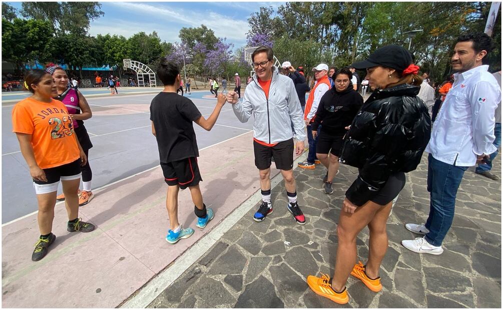 Con este Plan, Chertorivski busca rehabilitar espacios deportivos de las 16 alcaldías de la CDMX. Foto: Alberto Acosta