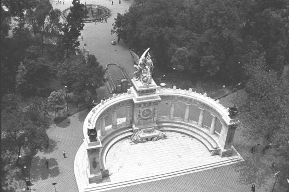 El hemiciclo donde Porfirio Díaz quería dar discursos