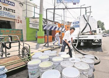 Desplegará CDMX 450 pipas para abasto de agua