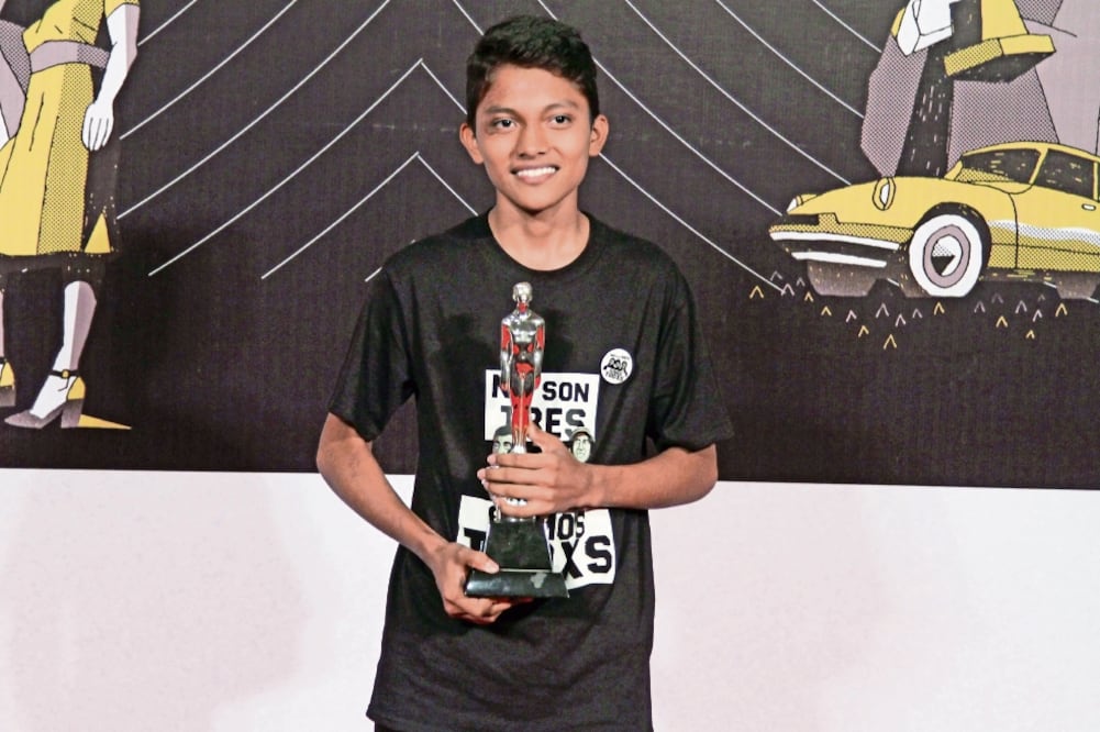 López ganó el Ariel a Revelación masculina por la película Vuelve. (CARLOS MEJIA. EL UNIVERSAL)