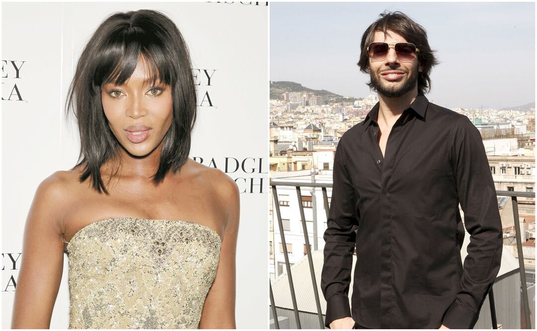 Naomi Campbell y Joaquín Cortés. Fotos: AP