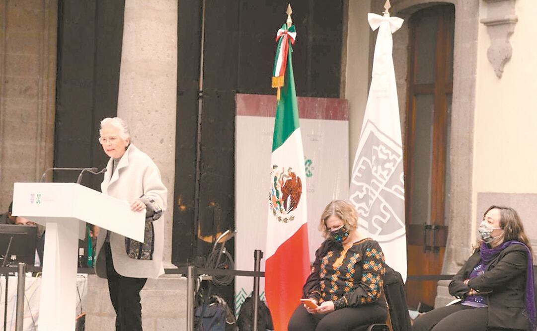 Olga Sánchez Cordero consideró que las acciones que se han implementado en la capital se deben replicar en otros estados. Foto: Tomada de Twitter