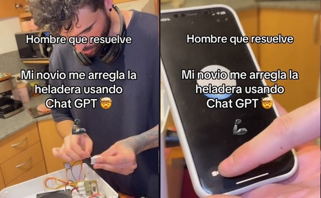 Una reparación con asistencia artificial. Fuente: @ladyferreira21