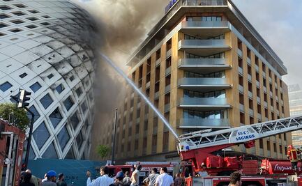 Se incendia edificio de Zaha Hadid en Beirut
