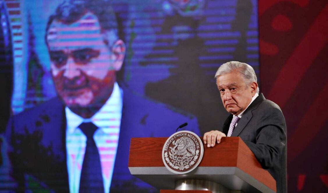 El presidente Andrés Manuel López Obrador aseguró que lo hecho por el exsecretario de Seguridad Pública es parte de una degradación y una decadencia que existía. Foto: Germán Espinosa/EL UNIVERSAL