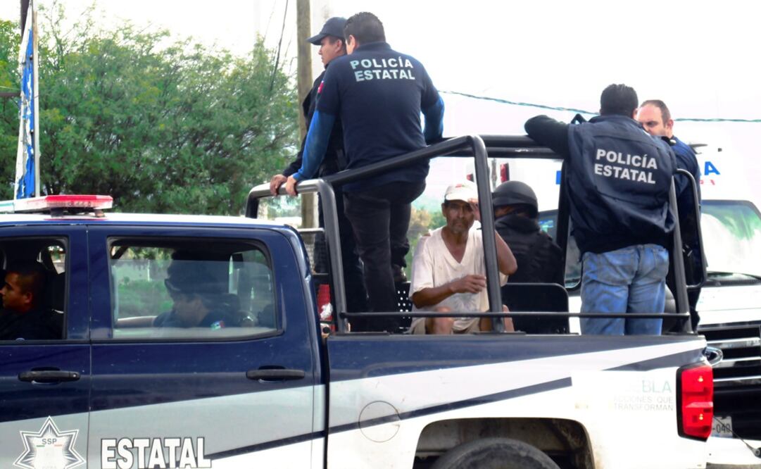 La policía estatal detuvo a los presuntos responsables que fueron presentados ante la autoridad judicial. Sam Muñoz - EL UNIVERSAL
