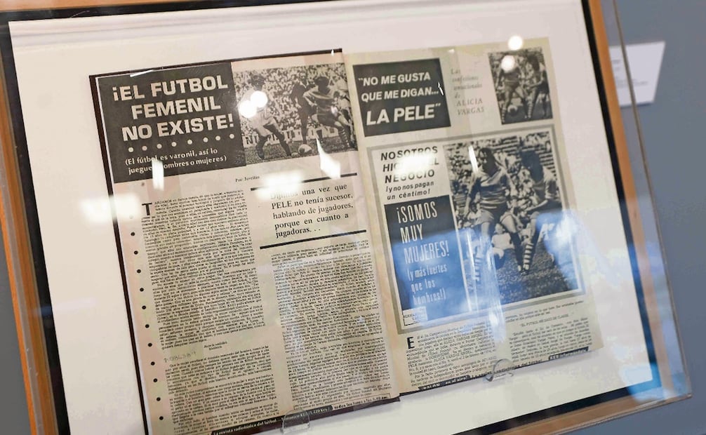 El tema del futbol femenil también está presente. Foto: Diego Simón Sánchez/EL UNIVERSAL.