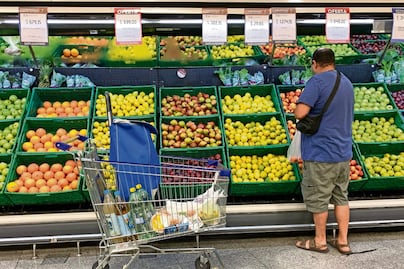 Inflación anual retrocede a 6.24% en la primera mitad de abril; hila 6 quincenas a la baja 