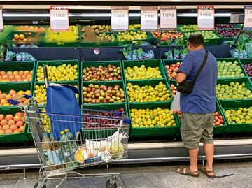 Inflación anual retrocede a 6.24% en la primera mitad de abril; hila 6 quincenas a la baja