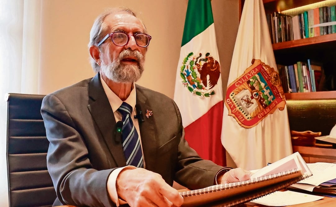 Entrevista a Pedro Moctezuma Barragán, Secretario del Agua del Estado de México. Foto: Alejandro Vargas | El Universal