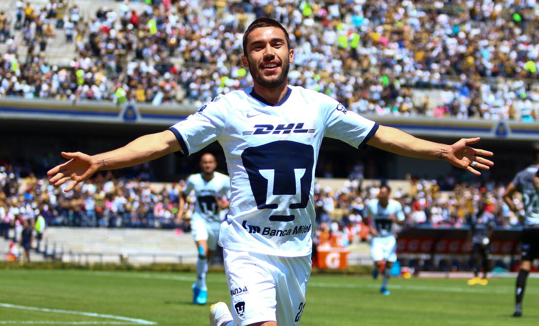 El excapitán del Atlas anotó su primer gol como felino, sobre el Necaxa (Imago7)