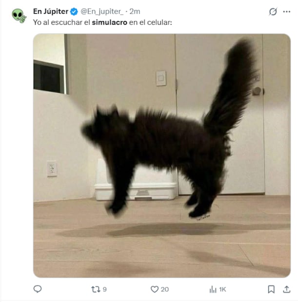 Usuarios reaccionan al 2° Simulacro Nacional con la mejor ola de memes en redes. Foto: Captura de pantalla
