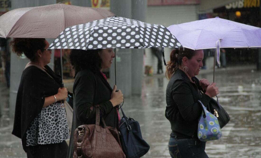 Llueve en gran parte de la Ciudad de México
