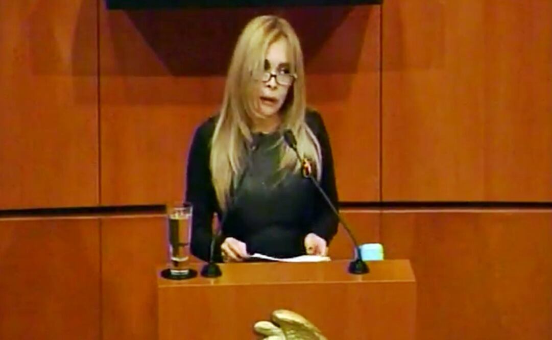 La magistrada Sara Patricia Orea Ochoa durante su comparecencia en el Senado. (Foto: Especial)