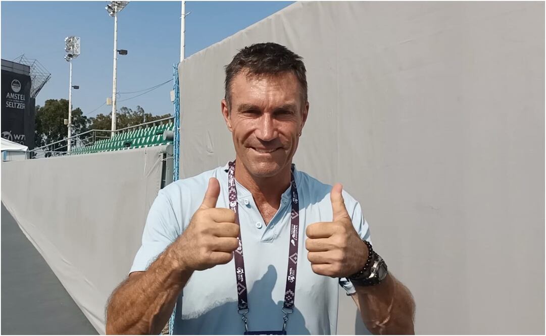 Pat Cash el ganador de Wimbledon que potencializa a una promesa del tenis chino / FOTO: Arturo Sanguino / EL UNIVERSAL