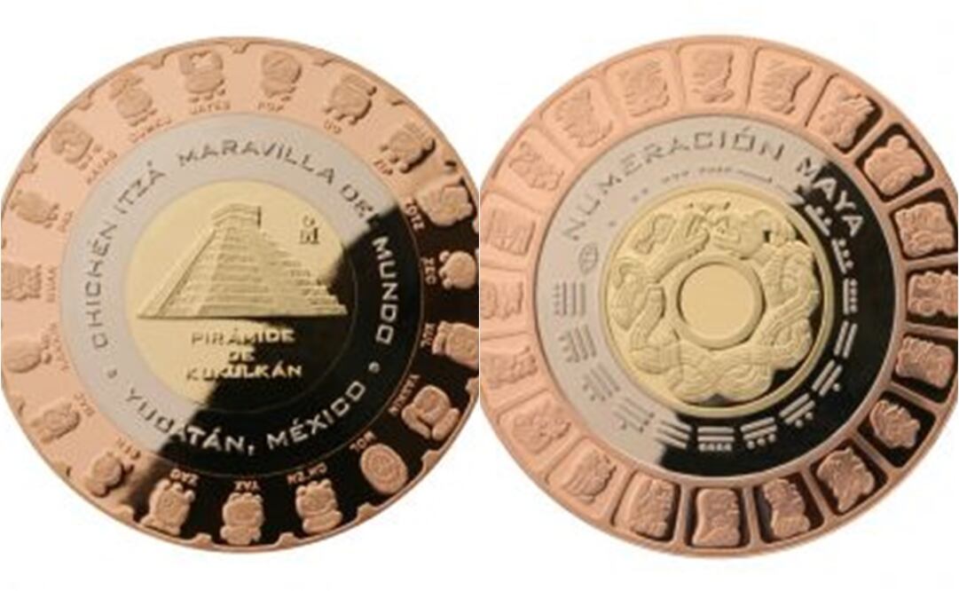 Imágen de la moneda que circula en redes sociales, la cual supuestamente sustituirá el billete de 20 pesos (CASA DE MONEDA EN MÉXICO)