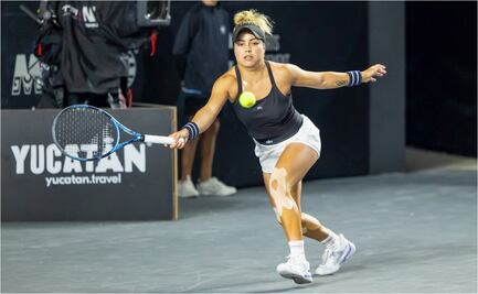Renata Zarazúa no pudo consumar el sueño de ganar el título en el Mérida WTA 500