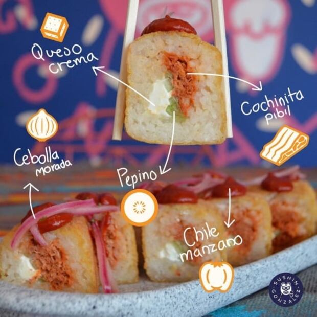 El sushi nunca había sido tan mexicano 