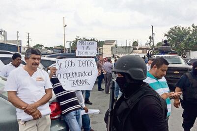 Amagan taxistas con realizar más movilizaciones en Tamaulipas