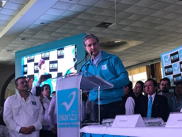 Del Mazo rinde protesta como abanderado de Nueva Alianza