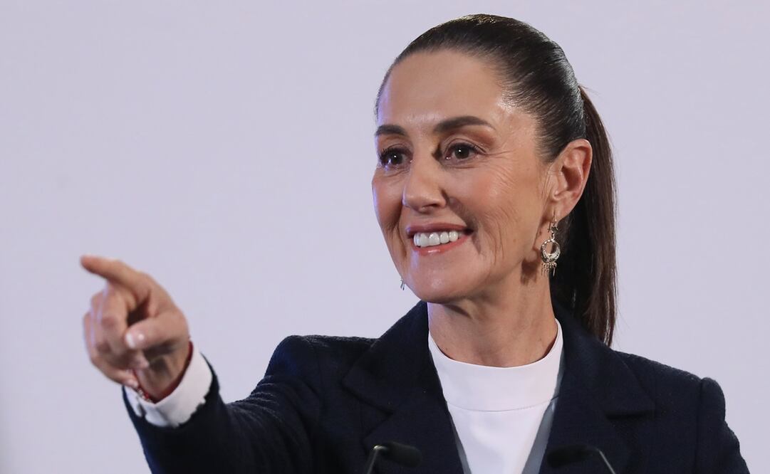 Conferencia matutina de Claudia Sheinbaum del 18 de octubre. Foto: EFE