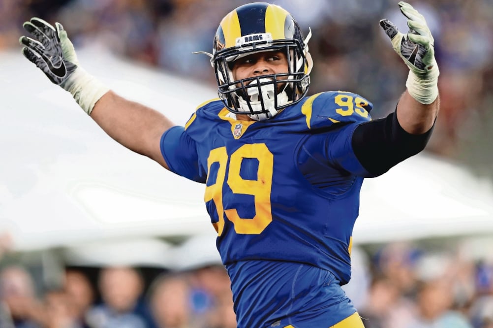 Aaron Donald aseguró que dejarán todo en el campo. ARCHIVO. EL UNIVERSAL