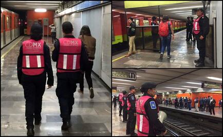 Aplican operativo contra acoso a mujeres en Metro y Metrobús