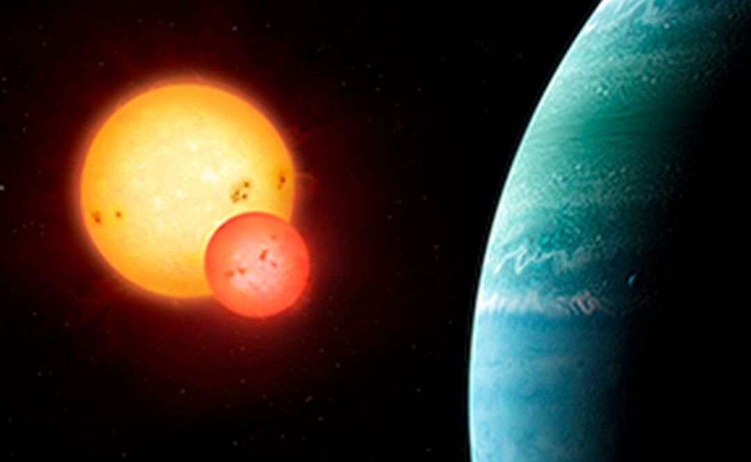 Ilustración del exoplaneta Kepler-453b. Foto: Mark Garlick / markgarlick.com