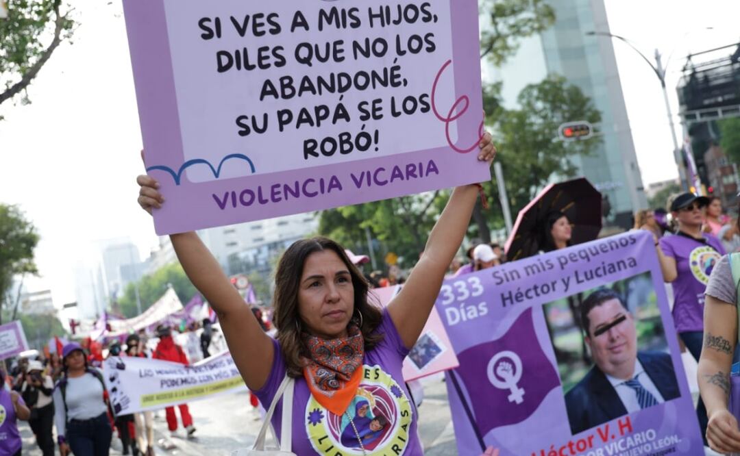 Participan mil personas en marcha del 25N en CDMX; reportan saldo blanco
Foto: Fernanda Rojas / EL UNIVERSAL