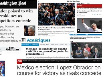 Reactions of the international press to Mexico's election result