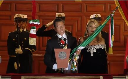 Peña Nieto da "Grito" con vivas a la solidaridad con Chiapas y Oaxaca