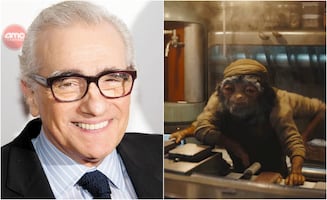 Martin Scorsese y el personaje que interpreta en “The Mandalorian & Grogu"