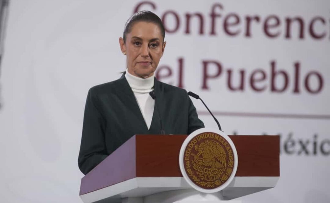 Conferencia matutina de la presidenta Claudia Sheinbaum Pardo en Palacio Nacional el 17 de octubre de 2025. Foto: Carlos Mejía / EL UNIVERSAL
